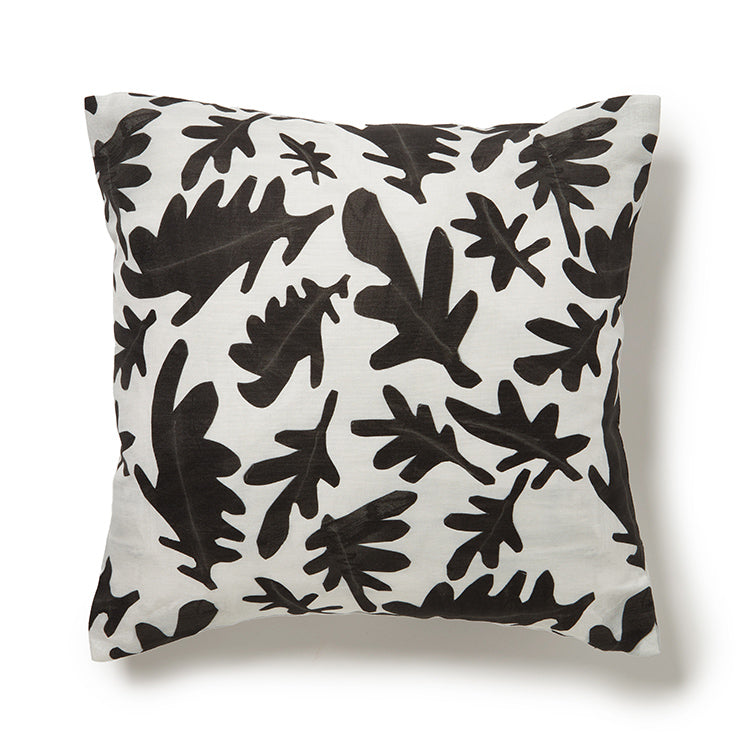 Old Oak Black and White Pillow