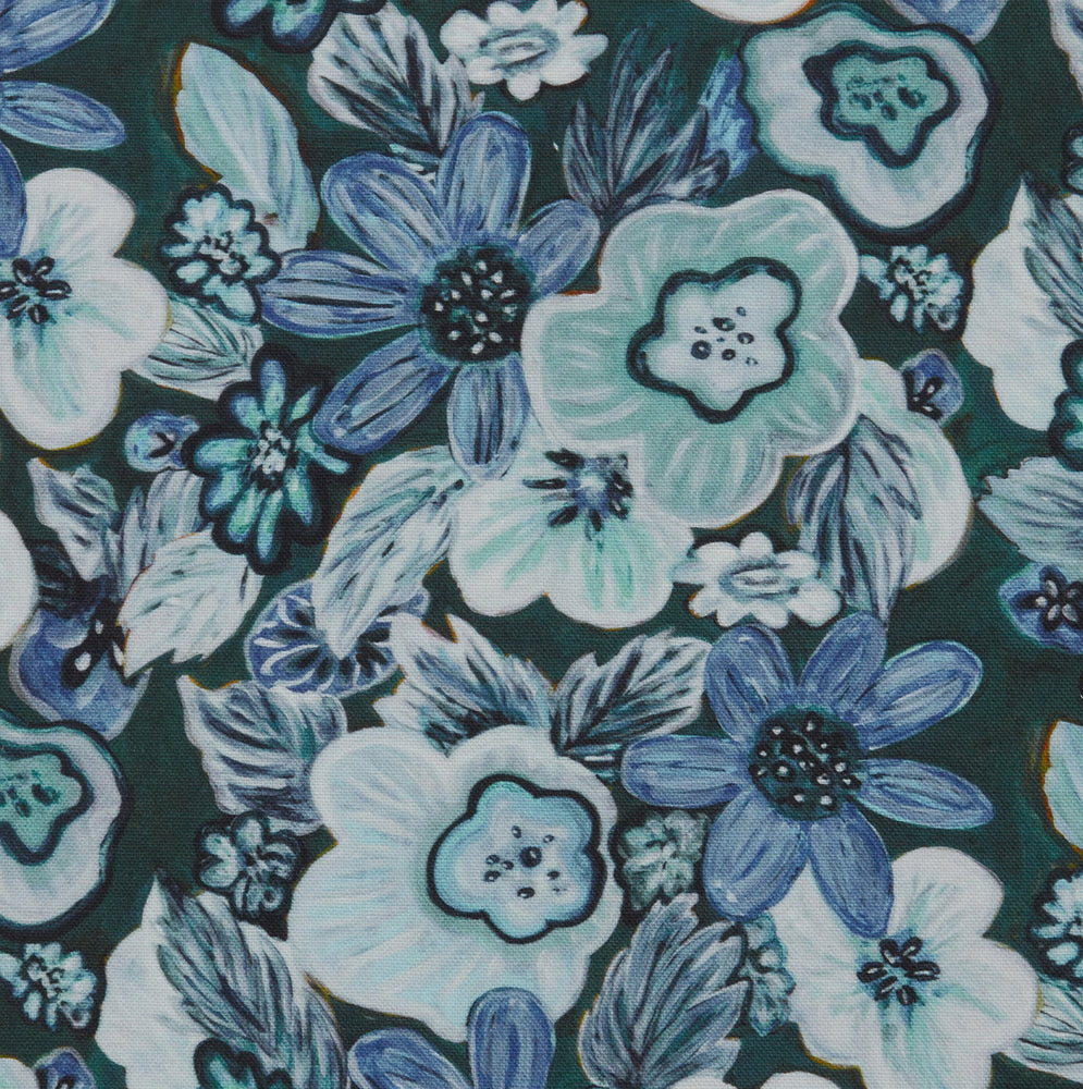 Boogie Oogie Oogie Teal Fabric