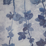 Blackberry Brambles Aegean Blue Wallpaper