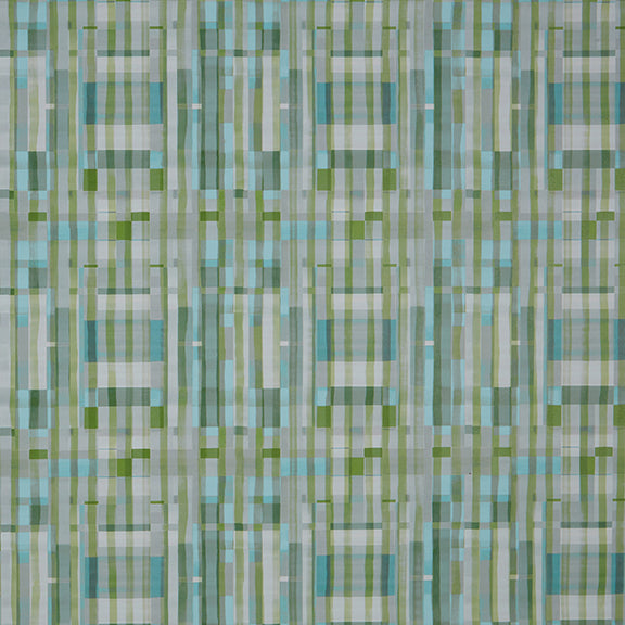Good Girl Gone Plaid Celadon Wallpaper