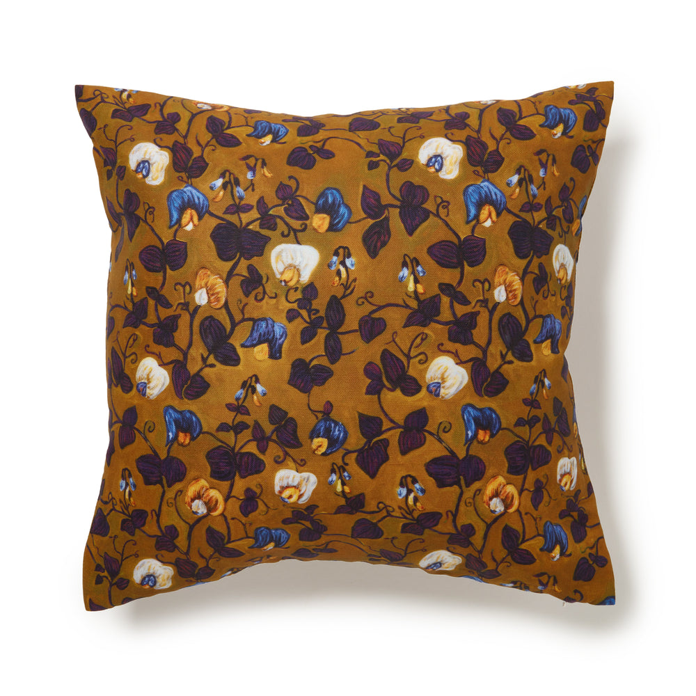 Sweet Pea Copper Pillow