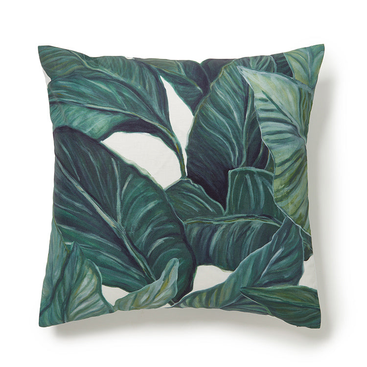 Welcome to the Jungle Green Pillow