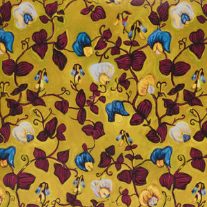 Sweet Pea Gold Wallpaper