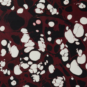 Marmorizzata Wine Fabric