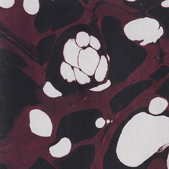 Marmorizzata Wine Fabric