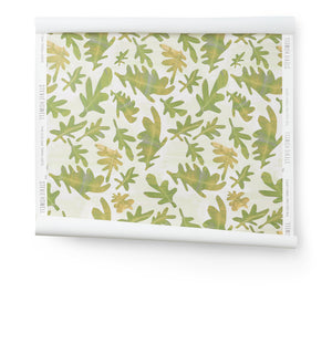 Old Oak Terra Verte Wallpaper