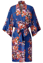 Ritza's Ranunculus Blue Silk Robe