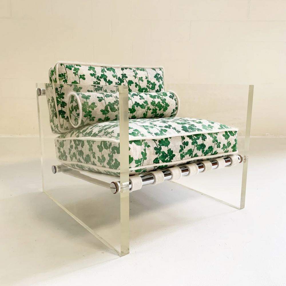 Brambles Print Lounge Chair