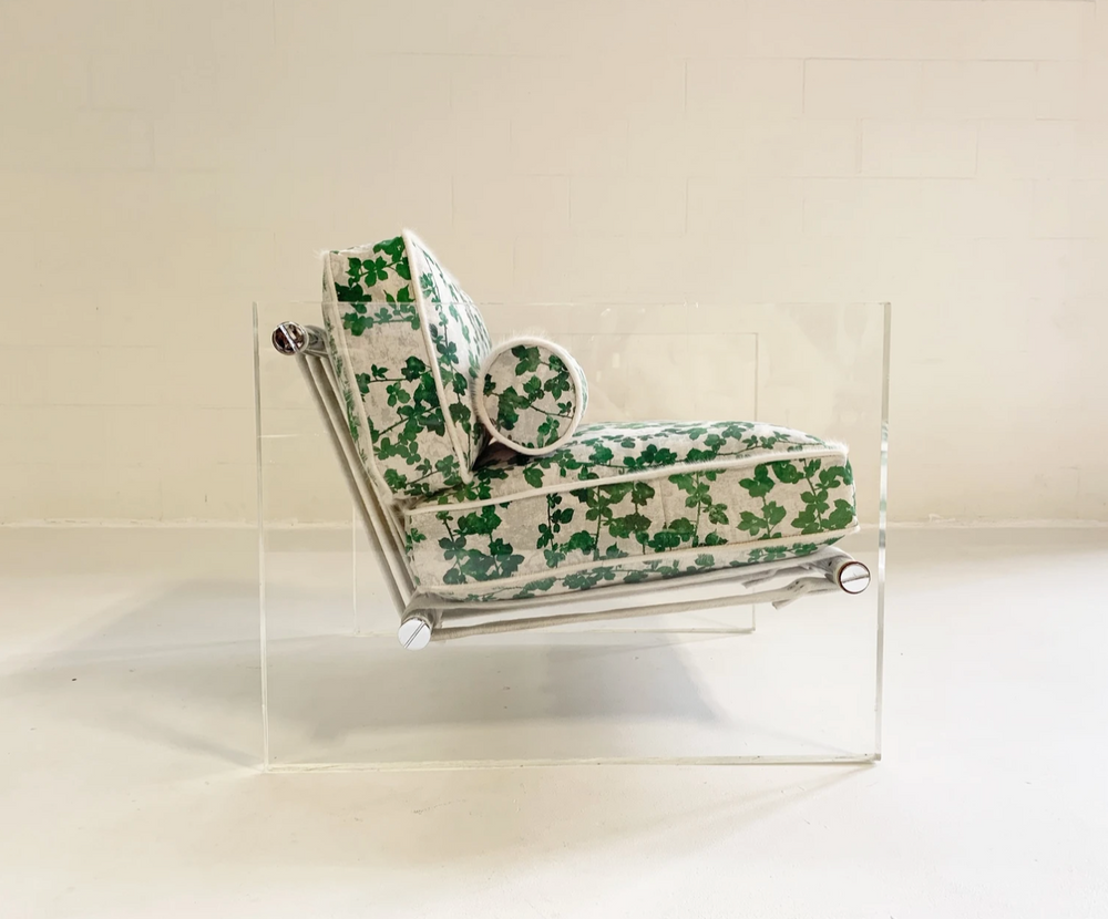 Brambles Print Lounge Chair