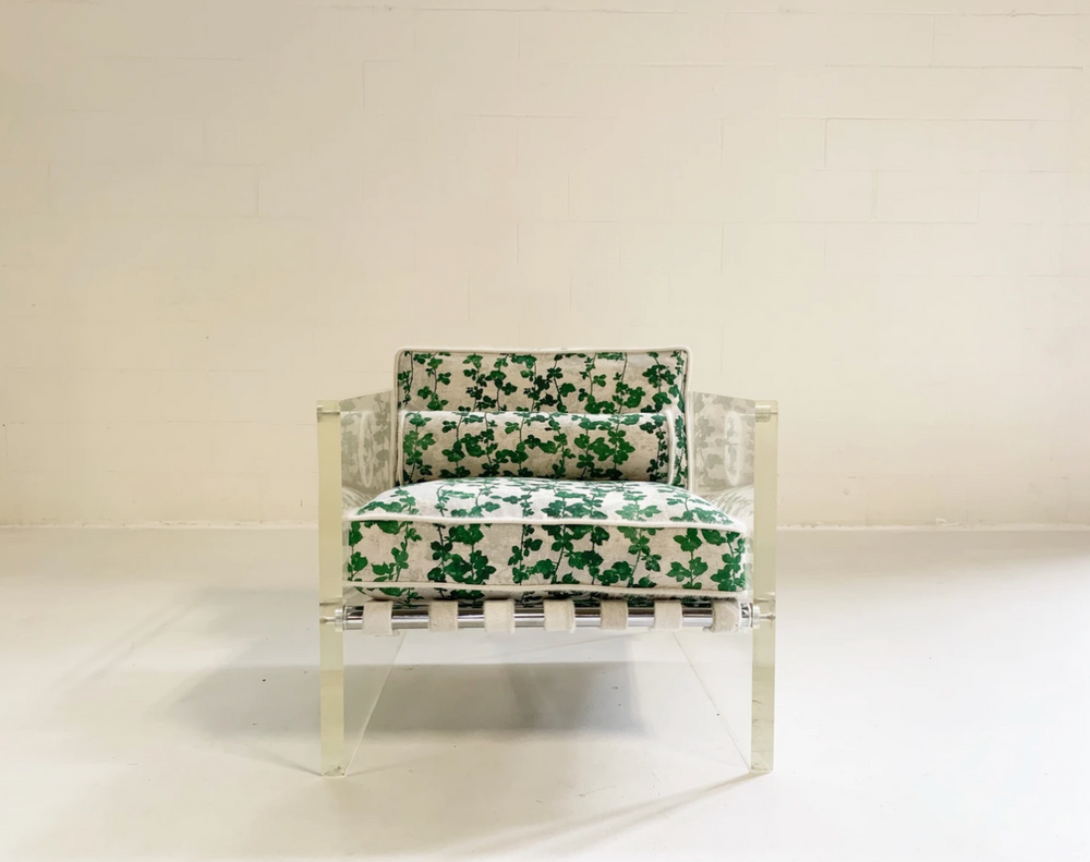 Brambles Print Lounge Chair