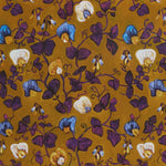Sweet Pea Copper Wallpaper