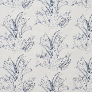 
            
                Load image into Gallery viewer, Blueprint Flower Cobalt Fabric
            
        