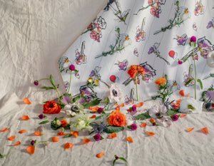 Flower Homicide Fabric