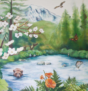 
            
                Load image into Gallery viewer, Northern California River Mural
            
        