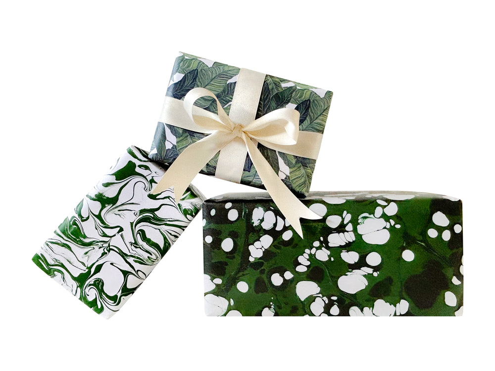 Wild Side Green Wrapping Paper