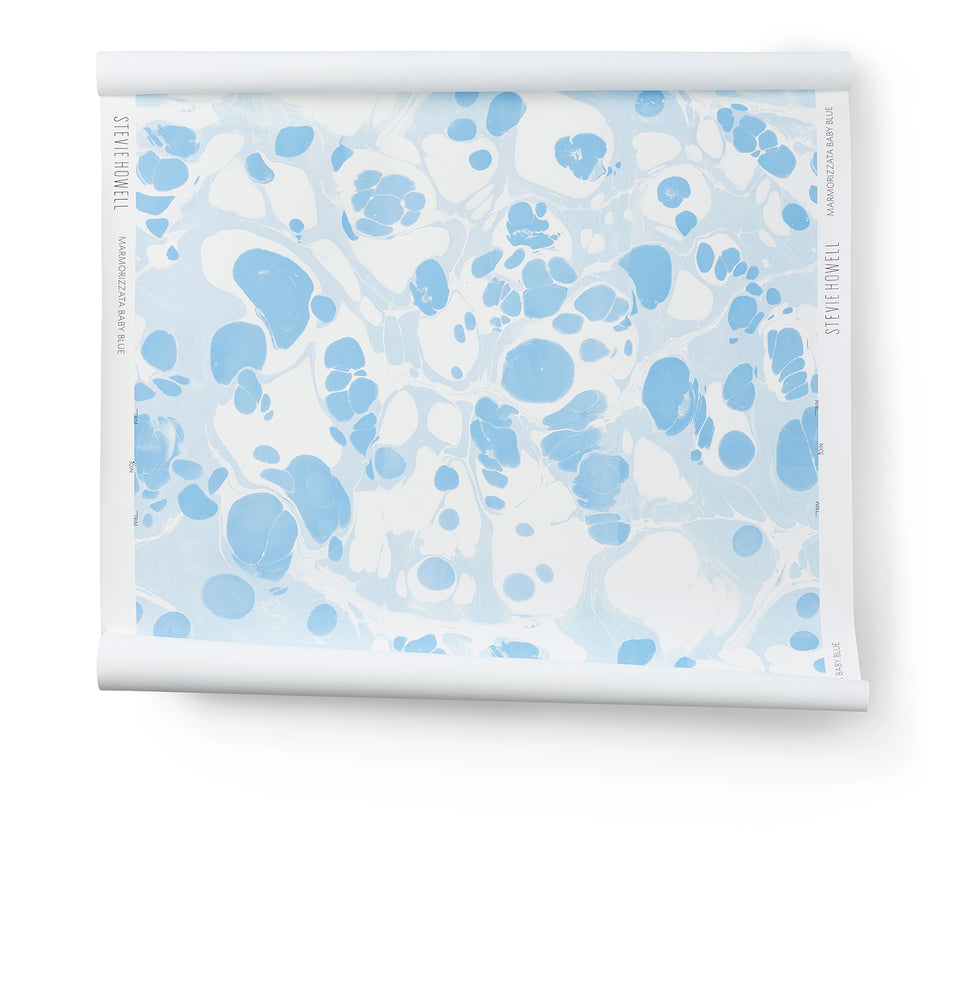 Marmorizzata Baby Blue Wallpaper