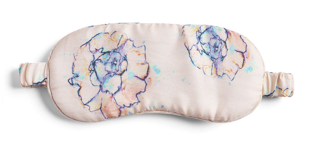 
            
                Load image into Gallery viewer, Phoebe Flower Pink Eye Mask
            
        