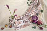 Tunisian Tile Burnt Orange Fabric