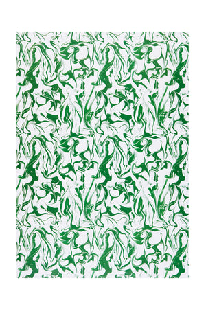 Wild Side Green Wrapping Paper